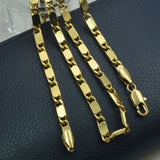 14K Cuban Chain Necklace 50-70cm Length N45