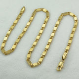 14K Cuban Chain Necklace 50-70cm Length N45