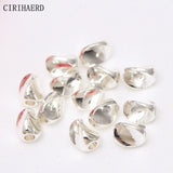 Twist Beads for DIY Jewelry Making - Brass Plated Spacer Beads
