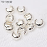 14K/18K Plated Crescent Positioning Wire Buckle Crimp Beads DIY Jewelry
