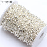 14K/18K Plated 3.5mm Beaded Chains DIY Necklace Bracelet Jewellery Making