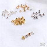 Round Bead Positioning Ball Buckle for DIY Sterling Silver Bracelet Necklace