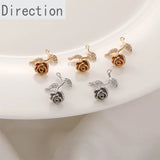 14K Double Hanging Zircon Pendant Earrings DIY Material