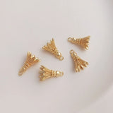 14K Retention Plated Copper 15*10MM Badminton Pendant Charms DIY Findings