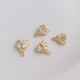 14K Retention Plated Copper Beetle Pendant Charms DIY Findings