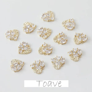 14K Electroplating Zircon Pendant Diy Hand-made Accessories