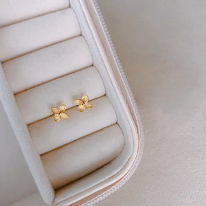 14K 925 Silver Windmill Stud Earrings Women Wedding Jewelry