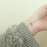 14K 925 Sterling Silver Luck Pendant Chain Bracelet Women
