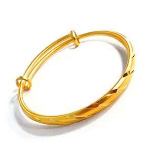 14K Bangle Jewelry for Women, Not Fade Pulseira Feminina Bizuteria Wedding