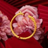 14K Bangles Jewelry Women Not Fade Pulseira Feminina Bizuteria Wedding