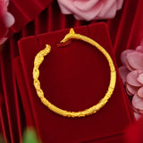 14K Bangles Jewelry Women Not Fade Pulseira Feminina Bizuteria Wedding