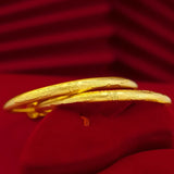 14K Bangles Jewelry Women Not Fade Wedding Bracelets