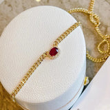 14K Zircon Chocker Necklace for Women Wedding Jewelry Gift