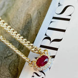 14K Zircon Chocker Necklace for Women Wedding Jewelry Gift
