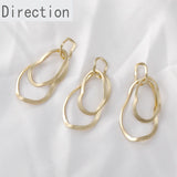 14K Clad Copper Plated DIY Retro Earrings Materials