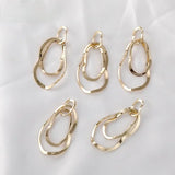 14K Clad Copper Plated DIY Retro Earrings Materials