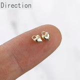 14K Clad Copper Mini Love DIY Earrings Bracelet Necklace Chain Pendant