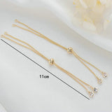 14K Brass Extender Chain with Spacer Beads for DIY Jewelry Making