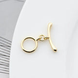14K Brass Toggle Clasps Bracelet Connect Clasps Jewelry Making Supplies