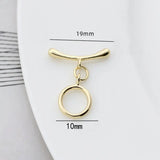14K Brass Toggle Clasps Bracelet Connect Clasps Jewelry Making Supplies