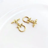 14K Brass O Toggle Clasps Bracelet Connect Clasps Jewelry Making Supplies
