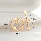 14K Brass O Toggle Clasps Bracelet Necklace Connect Clasps Jewelry Making