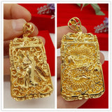 14K Square Pendant for Women Men Fine Jewelry