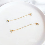 14K Plated Brass Magnetic Bracelet Clasp Safety Chain DIY Jewelry Making