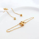 14K Plated Brass Magnetic Bracelet Clasp Safety Chain DIY Jewelry Making