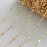 14K Plated Copper Star Link Chains for DIY Jewelry Making