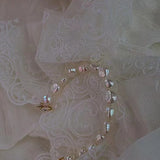 14K Filled 100% Nat Freshwater Baroque Pearl Bracelet 8-9mm Irregular