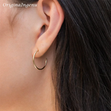 14K Filled Basic Hoop Earrings 15MM/20MM/30MM Modern Hoop Jewelry