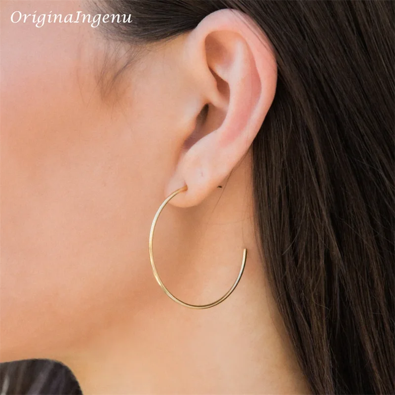 14K Filled Basic Hoop Earrings 15MM/20MM/30MM Modern Hoop Jewelry