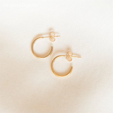 14K Filled Basic Hoop Earrings 15MM/20MM/30MM Modern Hoop Jewelry
