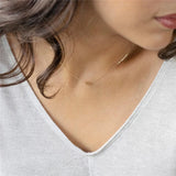 14K Filled Beads Necklace Minimalism Choker Women Jewelry Pendants Collier