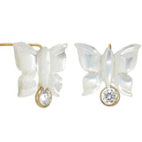 14K Filled Butterfly Earrings Minimalism Boho Jewelry