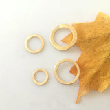 14K Filled Circle Ring Washer Disc Pendant Jewelry Findings
