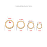 14K Filled Circle Ring Washer Disc Pendant Jewelry Findings