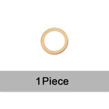 14K Filled Circle Ring Washer Disc Pendant Jewelry Findings
