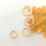 14K Filled Circle Ring Washer Disc Pendant Jewelry Findings