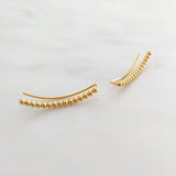 14K Filled Dainty Bead Earrings Jewelry Punk Oorbellen Boho Minimalist Piercing