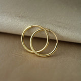 14K Filled Endless Hoop Earrings 10 Size Jewelry Hoop Earrings Boho