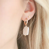 Baroque Pearl Earrings 14K Filled Minimalism Jewelry Brincos Oorbellen