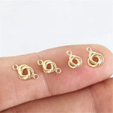14K Filled Love Knot Charm Pendant - DIY Jewelry Findings