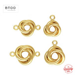 14K Filled Love Knot Charm Pendant - DIY Jewelry Findings