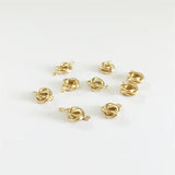 14K Filled Love Knot Charm Pendant - DIY Jewelry Findings