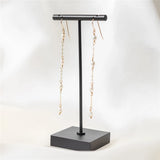 14K Pearl Earrings Vintage Boho Long Tassel Jewelry