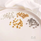 14K Filled Plated Buckle DIY Bracelet End Clip Wire Rope Fishing Line