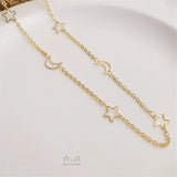 Star Moon Chain 14K Filled Plated DIY Necklace Bracelet Accessories