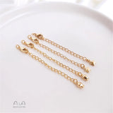 14K Tail Chain Extension Handmade DIY Jewelry Accessories